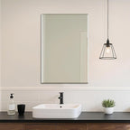 Ruomeng Wall Mirror Beveled Edge Frameless Mirror 24” x 36" Accent Mirror - Image 2