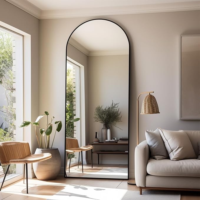 Dewfig Full Length Mirror, Large Floor Mirrors - Image 3