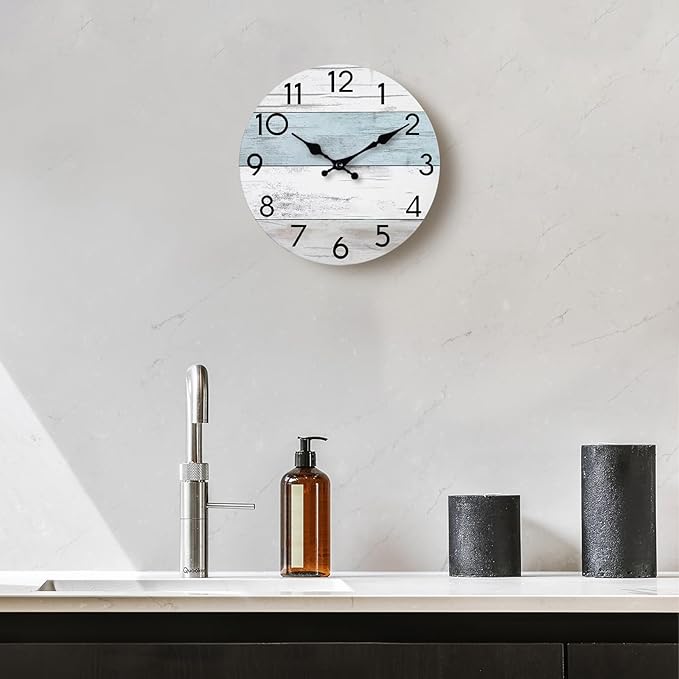 KECYET Wall Clock Silent Non-Ticking 14 Inch Battery Operated Country Large - Image 5