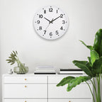 HZDHCLH White Wall Clocks Battery Operated 12 inch Silent Non Ticking Modern - Image 6