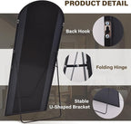 XRAMFY 86"x40" Arched Full Length Mirror Floor Mirrors - Image 5