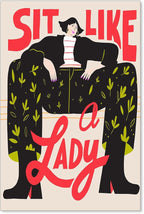 Medpol Funky Feminist Wall Art Vintage Trendy Equal Rights Canvas Poster Modern by Medpol