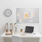 Lightomorrow Bulletin Board, 36 x 24 Inches Felt Pin Board, Cork Alternative - Image 7