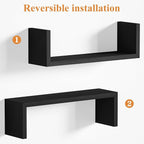 SRIWATANA Floating Shelves for Wall, Wall Shelves for Bathroom, Living Room - Image 5