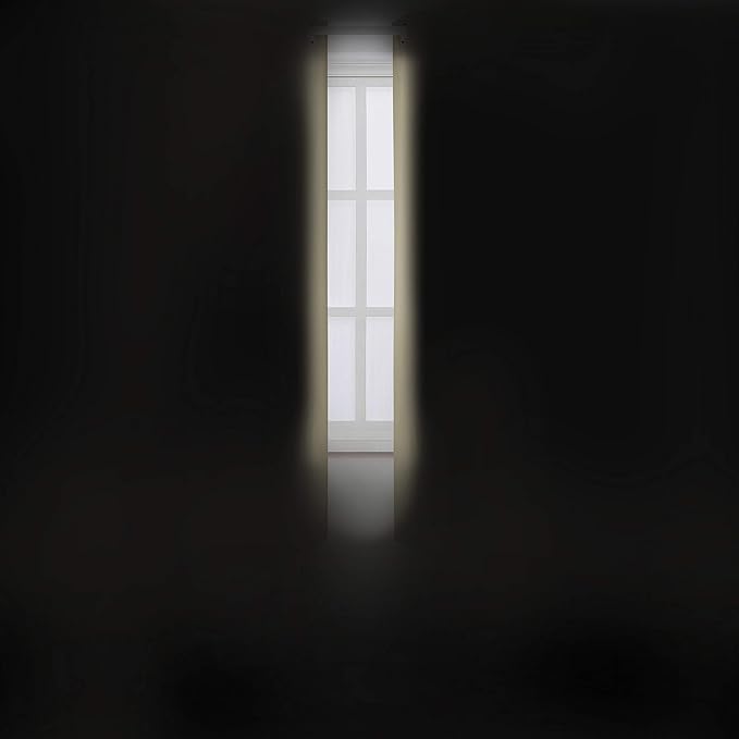 LEMOMO Beige Blackout Curtains 34 x 54 Inch Length/Set of 2 Curtain - Image 3