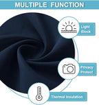 RYB HOME Blackout Kitchen Curtains, Thermal Insulated Back Tabs Window Curtain - Image 7