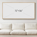 Extra Large Framed Sage Green Abstract Wall Art - Image 7