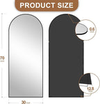 Delma Full Length Mirror, Large Floor Mirror - Image 2