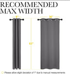NICETOWN Thermal Insulated Grommet Blackout Curtains - Image 8