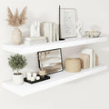 Vivelove 2" Thick Floating Shelves, 47.2 Inch X 12 Deep Shelves by VIVELOVE
