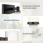 Kalium Wall Sconces Set of Two, Modern Vanity Lights - Image 9