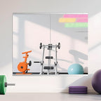 Ruomeng Home Gym Mirror, Large Frameless Body Mirror Tempered Glass - Image 8