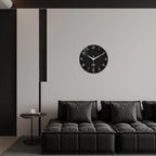 XNM Minimalist Wall Clocks Battery Operated 16 Inches Or Larger Black Wall Clock - Image 4