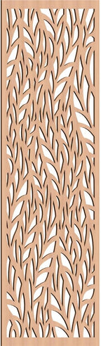 Ortonville Decorative Pierced Fretwork Wood Wall Panels, 31 3/8"W x 79 3/8"H x by EkenaMillwork