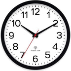AKCISOT Atomic Black Wall Clock Analog Clocks by Akcisot