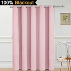 Yakamok 100% Blackout Lined Panels, Thermal Insulated Blackout Curtains - Image 2