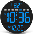 WallarGe Large Digital Wall Clock by WallarGe