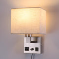 Bedside Wall Lamp for Bedroom, Plug in Wall Sconce by CNMYKYDS