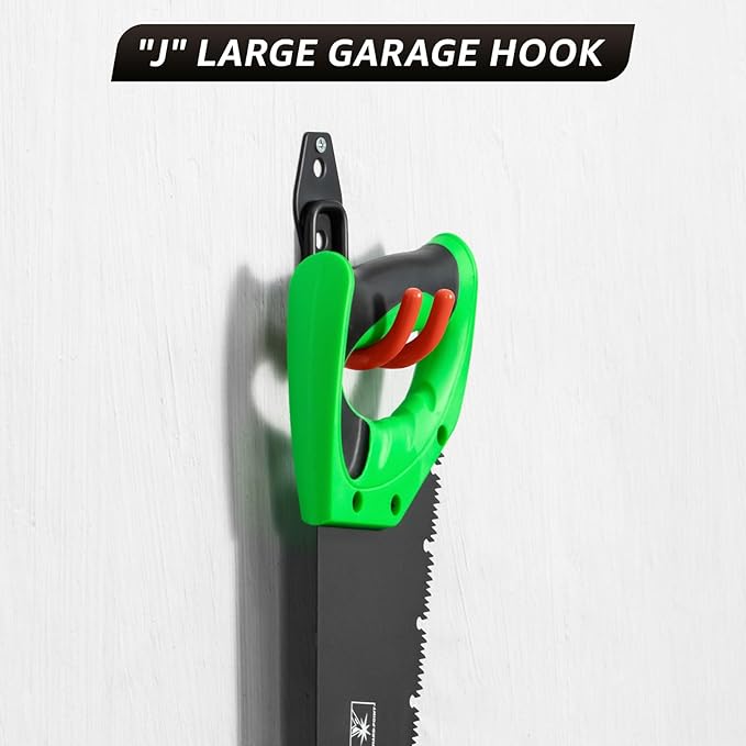 40 Pack Garage Hooks, Heavy Duty Steel Wall Mount Utility Hangers - Image 7