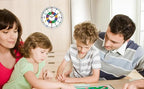 XFM Learning Clock for Kids Silent Non Ticking Battery Operated Colorful - Image 7