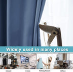 RYB Home Blackout Curtains for Bedroom, Thermal Insulated Energy Efficient - Image 4