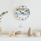 KECYET Wall Clock Battery Operated 14 Inch Large Silent Non Ticking Coastal - Image 7