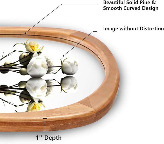 WallBeyond Asymmetrical Mirror, Irregular Wall Mirror, Wall Mirrors Decorative - Image 4