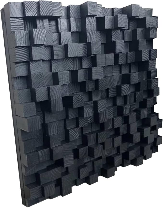 Lukelli 3D Wall Art, Sound diffusing panel, Studio Sound diffuser, Modern Wall by Lukelli