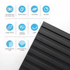 Art3d Slat Wall Panel, 3D Fluted Textured Panel 12-Tile 19.7 x 19.7in. - Image 7