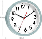 AKCISOT Wall Clock, Modern Small Wall Clocks Battery Operated 10 Inch, Silent - Image 2