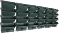 24 Pack Hanging Vertical Wall Planter, 12.99inch Wall Mounted Planter by TFCFL