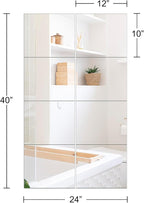 Ruomeng Full Length Wall Mirror Tiles - Image 3