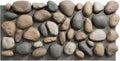 EverStone River Rock Faux Rock Panel, Pebble Mix Color by EkenaMillwork