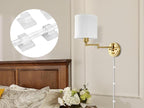 Plug in Wall Sconces with Remote Control, Dimming 10%-100% & Adjustable Colors - Image 9