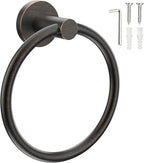 SetSail Towel Holder for Bathroom Wall Screw-in Towel Ring Stainless Steel Hand by SetSail