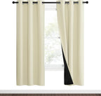 NICETOWN Living Room Completely Shaded Draperies, Privacy Protection & Noise - Image 2