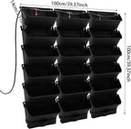 18 Pots Self-Watering Vertical Garden Planter Wall Mounted, - Image 2