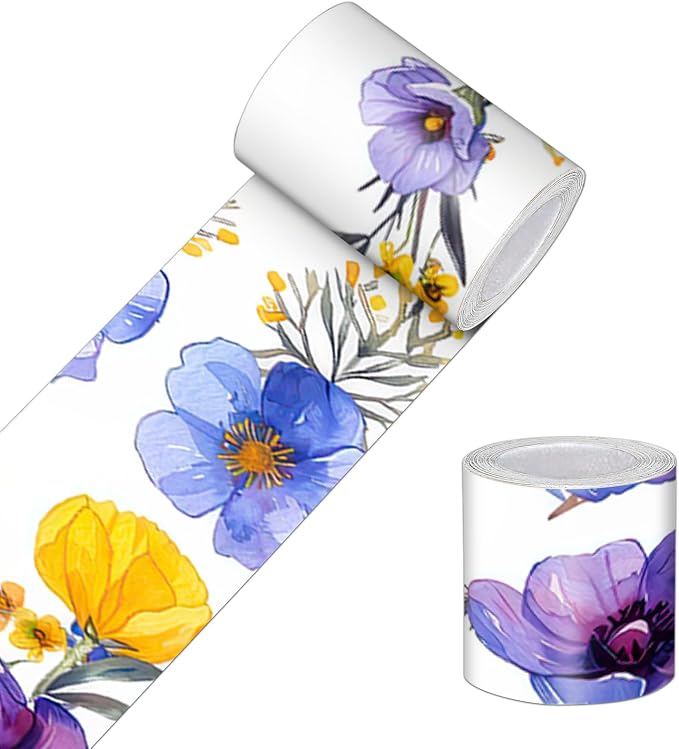HOMETITUTE Wallpaper Border 4x196 Inch Peel and Stick Wall Border Wallpaper by HOMETITUTE
