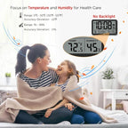 WallarGe Auto Set Digital Wall Clock Battery Operated, Desk Clocks - Image 3