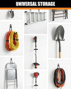 WMK 7.3'' Garage Hooks Heavy Duty 4 Pack, Wall Mount Utility Hooks - Image 7