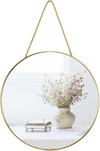 YCHMIR 11.8-inch Small Round Wall Mirror by YCHMIR
