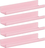 upsimples Acrylic Shelves for Wall Decor, Living Room, Floating Bookshelves for - Image 5