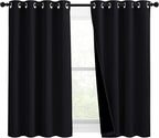 NICETOWN Complete 100% Blackout Curtain Set, Thermal Insulated & Energy by NICETOWN