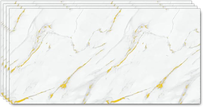 IZODEKOR Marble-Look Wall Panels – Set of 4, 47.24 × 23.62 inches – Alternative by Izodekor3DWallPanels
