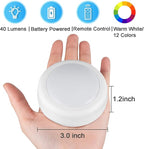 BLS LED Puck Lights with Remote Control, Wireless Under Cabinet & Closet - Image 3