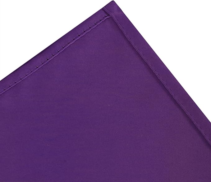 LEMOMO Purple Blackout Curtains 42 x 54 Inch Length Set of 2 Panels Grommet - Image 6
