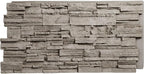 EverStone Cascade Faux Stone Panel, 48 5/8"W x 24 3/4"H x 1 1/4"D, Desert Sand by EkenaMillwork