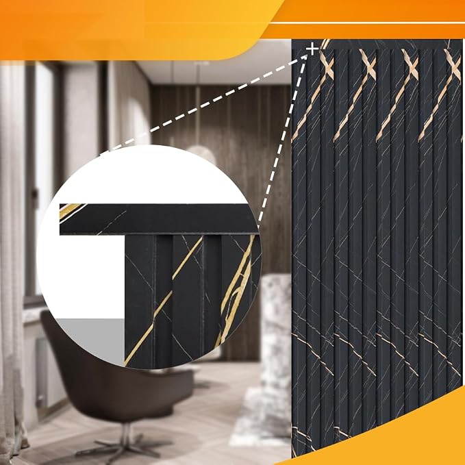 OUZUGIE 8-Pack 57 Inches, WPC Slat Wall Panel Trim, Corner Guard - Image 3