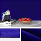 FunStick 15.8"x240" Dark Blue Self Adhesive Velvet Flock Contact Paper Liner - Image 2
