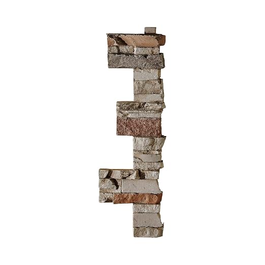 AZ Faux High-Density Polyurethane Faux Stone Interlocking Right Endcap by AZFaux